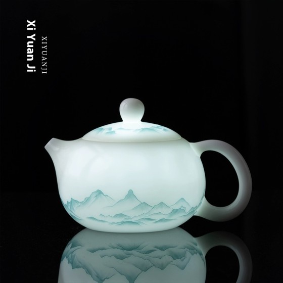 Ice Seed Jade Porcelain Xishi Pot